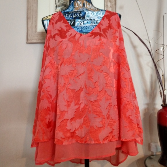 Lane Bryant Tops - Lane Bryant Coral Top Lane Bryant Tops - Lane Bryant Coral Top